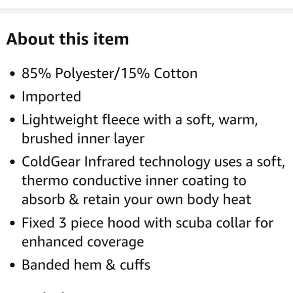 Women's Coldgear Infared Slouchy Neck Pullover - Picture 6 of 6